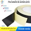Fita de Acetato para Reparo de Tela LCD Eletrônica, Fita Isolante Protetora, Agrupamento de Chicotes de Fios Automotivos e Eletrodomésticos, Tecido de Acetato Preto