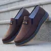 Zapatos de tela de Beijing de primavera, zapatos de lona transpirables, mocasines para hombre, antideslizantes, resistentes al desgaste, zapatos de trabajo, suela de tendón, zapatos casuales
