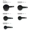 Taza de plástico cuchara medidora 10 piezas herramientas para hornear con báscula taza medidora cuchara medidora juego de cucharas medidoras para el hogar