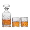 Al por mayor en stock estilo europeo botella de whisky juego de vino pulido a mano botella de vino XO copa de cristal olla de vino botella de vino