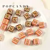 Serie de Repostería Cubo de Oso Cuadros Acrílicos DIY Pulsera Hecha a Mano Casera Collar Joyería con Cuentas Accesorios Cuentas