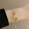 Pulseras de Impresión Populares de TV y Anime, Accesorios con Temática Bidimensional, Mismo Estilo que la Serie, Pulseras de Cuentas de Cola de Pez, Modernas y Dulces