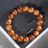 Pulsera de Cuentas de Buda de Tuya de Aceite Negro Envejecido Taihang Aceite Rojo Alto Seiko Agujero Pequeño Placa Wen Play Joyería para Hombre y Mujer