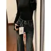 Jeans Retro Americano Micro-Campana para Mujer Otoño 2026 Nuevo Cintura Alta Corte Delgado Elásticos Favorecedores Pantalones Campana Petite