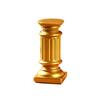 Adornos de Columna Romana Europea Transfronteriza Decoración de Escritorio Artesanías de Resina Candelabro Base para Vela de Aromaterapia Accesorios para Sesión de Fotos