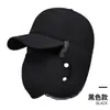 Gorra con Visera de Cuero Cálida de Invierno para Hombres de Mediana Edad y Mayores, Protección Auditiva para Ancianos con Forro de Felpa, a Prueba de Viento, para Prevenir el Frío