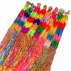 Joyería de Venta Caliente Festival del Bote del Dragón Pulsera de Cuerda Colorida Tejida a Mano Espiral Columna de Dragón Suerte Cuerda de Mano Colorida