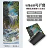 Toalla de Yoga de Goma Gamuzada de Alto Valor para Pintura al Óleo de 1.5 mm, Esterilla Portátil de Viaje Profesional Antideslizante Absorbente de Sudor