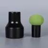 Esponja de Maquiagem Cabeça de Cogumelo Super Macia, Esponja de Beleza Cushion para BB Cream, Uso Duplo para Aplicação Seca e Úmida, Não Acumula, com Cabo, Esponja de Maquiagem Embalada