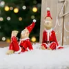 Decorações de Natal de Novos Produtos Transfronteiriços Artesanato de Resina do Papai Noel Engraçado Decoração de Casa Presentes