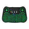MT08 Bateria de Lítio Touch Alimentação Seca Teclado de Voz Inteligente Luz de Fundo Colorida Controle Remoto Mouse Voador Mini Sem Fio 2.4g