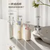 Kit de Higiene Pessoal de Viagem Copo Portátil para Enxaguante Bucal Copo para Escova de Dentes Caixa de Armazenamento Dormitório Estudantil Kit de Três Peças para Crianças
