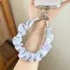 Correa de muñeca para teléfono móvil, cordón tejido, cadena para teléfono estilo scrunchie, cordón de teléfono europeo anti-robo estilo ins, cordón de muñeca