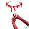 Adereços e Acessórios de Halloween: Colar Vermelho Sangrante, Adereços de Pegadinha de Halloween, Colar Criativo de Plasma Sanguíneo, Adereços Sangrentos