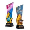 Nuevo Trofeo de Cristal Impresión 3D Material Nuevo Creativo Medalla Hecha a Medida Impresión a Color Reunión Anual Corporativa Premio de Reconocimiento Destacado