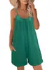 Mono de Color Sólido 2026 Comercio Exterior Transfronterizo Nuevo de Verano para Mujer Europeo y Americano Amazon Casual Pantalón Corto de Tirantes