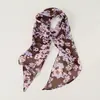 Bufanda de Seda Nueva Colección Primavera y Verano para Mujer, Bufanda Larga Delgada de Gasa Estilo Francés, Bufanda Exterior con Protección Solar, Decoración de Cinturón