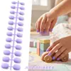 Uñas Postizas Opacas Esmeriladas Populares de Amazon para Niños, Uñas Portátiles en Colores Sólidos y Múltiples Colores, Piezas de Uñas en Diferentes Tamaños