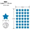 Adesivos de Estrela para Crianças Recompensa Adesivos de Estrela de Cinco Pontas Multicor Alunos do Ensino Fundamental Adesivos de Rosto Sorridente Adesivos de Elogio à Autodisciplina