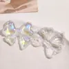 Estilo Ins Transparente Verão UV Revestido com Cor Laço Acrílico Patch de Joia Brincos DIY Acessórios de Chaveiro