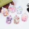 Decoración del Hogar de Dibujos Animados de Anime Pastillas Aromáticas para Eliminar Olores y Fragancia de Larga Duración Tarjeta de Aroma de Kuromi Colgante para Espejo Retrovisor del Coche