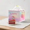 Bolsa aislante para pastel de cumpleaños 4/ 6810 pulgadas blanca portátil engrosada de papel de aluminio refrigerado bolsa de almacenamiento en frío para llevar