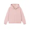 Exclusivo para comercio exterior transfronterizo: Sudadera con cremallera de forro polar de 230 g para hombre y mujer, sudadera con capucha de cuello redondo, chaqueta versátil de color liso