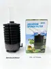 Filtro de água para aquário pequeno, filtro de água para peixes, algodão bioquímico, tipo pneumático, elevador a ar, cultiva bactérias, oxigena, filtro silencioso