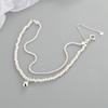 Pulsera de Doble Capa con Perlas y Puntadas de Gipsofila para Mujer 2021 Nuevo de Principios de Otoño Pulsera Sencilla ins Nicho Pulsera para Mejor Amiga