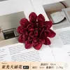 Cabeza de Dahlia Simulada 10cm Flor de Dahlia Flor de Seda Guirnalda DIY Hecha a Mano Tocado Broche Decoración de Caja de Regalo