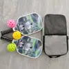 Raquete de Pickleball Sm001-1 de Fibra de Vidro Conjunto de Esportes ao Ar Livre para Crianças e Adultos