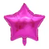 Globo de película de aluminio de estrella de cinco puntas de 18 pulgadas fiesta de cumpleaños boda Fiesta de los Cien Días centro comercial diseño globo de papel de aluminio al por mayor estrella de cinco puntas