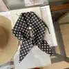 Bufanda larga de seda con esquinas puntiagudas y estampado paisley, bufanda decorativa de alta gama para el cuello, pañuelo para bolso, pañuelo para la cabeza, diadema, goma para el pelo, cinta, cinturón