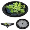Red de protección para plantas de estanque, barrera multifuncional para flores y peces en la superficie del agua, pequeña isla flotante, protector flotante para plantas