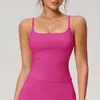Chaleco Deportivo Transfronterizo para Mujer, Tirantes Finos, Acolchado Extraíble, Chaleco de Yoga, Ropa Interior Fitness Pilates, Top Camisola