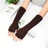 Guantes de Medio Dedo Ninja Retro Oscuros para Hombre y Mujer, Tendencia de Moda Japonesa Coreana, Protección Solar, Harajuku