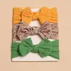 3 peças Faixa de Cabelo para Bebê Europeia e Americana Primavera e Verão Novo Lenço de Cabeça para Bebê Fofo Combinação de Faixa de Cabelo com Laço para Crianças
