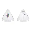 Comercio Exterior Transfronterizo 2026 Verano Nuevo Estilo Sudadera con Estampado de Cruz Sudadera con Capucha y Cremallera para Pareja Chaqueta Moderna Casual Marca