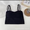 Venda Direta de Fábrica de Camisole Feminina sem Costas com Bojos, Adequada para Usar Sozinha ou em Camadas, Sutiã Esportivo com Renda