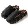 Pantuflas de algodón impermeables para hombre, de invierno, antideslizantes, para el hogar, con suela gruesa y antideslizantes, para exteriores, para mujer.