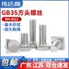 Tornillo de cabeza cuadrada GB35 de acero inoxidable 304, perno en T, tornillo cuadrado pequeño M4M5M6M8-M12