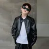 Chaqueta para niño para primavera y otoño 2026 modelo nuevo, ropa de primavera para niños mayores, chaqueta de cuero de primavera para niños, elegante chaqueta de motociclista