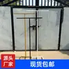 Adereços de Arte em Ferro para Casamento Cabideiro de Tecido Suporte de Cortina de Tecido Suporte de Placa KT Estrutura de Ferro para Casamento ao Ar Livre Suporte de Lata