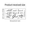 WZ9048 personalidad simple líneas de eslogan en inglés hojas de plantas verdes dormitorio sala de estar embellecimiento pegatinas de pared al por mayor