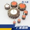 Cabeça de moagem folheada com alça roda de lixa de pano de moagem polimento e polimento de cabeça de moagem de mil páginas roda de cem páginas lixa de pano de esmeril