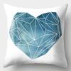 Juego de fundas de almohada de terciopelo con diseño de piel de melocotón y temática azul para dibujar fundas de almohada de sofá, fundas de cojín al por mayor