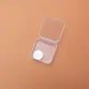 Caixa Plástica Quadrada de PP Pequena Caixa de Joias 5cm Tampa Articulada Caixa para Fones de Ouvido Caixa de Armazenamento Caixa de Embalagem para Peças