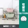 Estante de Acero Inoxidable para Lavabo para Baño de Dormitorio, Estante de Almacenamiento Cuadrado de Pie para Lavabos