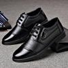 Nuevos Zapatos de Cuero para Hombre de Primavera y Otoño, Zapatos de Piel de Vaca Transpirables de Estilo Business Casual para Hombre, Zapatos Antideslizantes para Hombre de Edad Media y Mayores