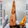 Sándalo Rojo de Hoja Pequeña Indio, Palo de Rosa, Sándalo Morado, Bambú Dorado de Seda, Regla de Madera Casera Hecha a Mano para Manipular y Jugar